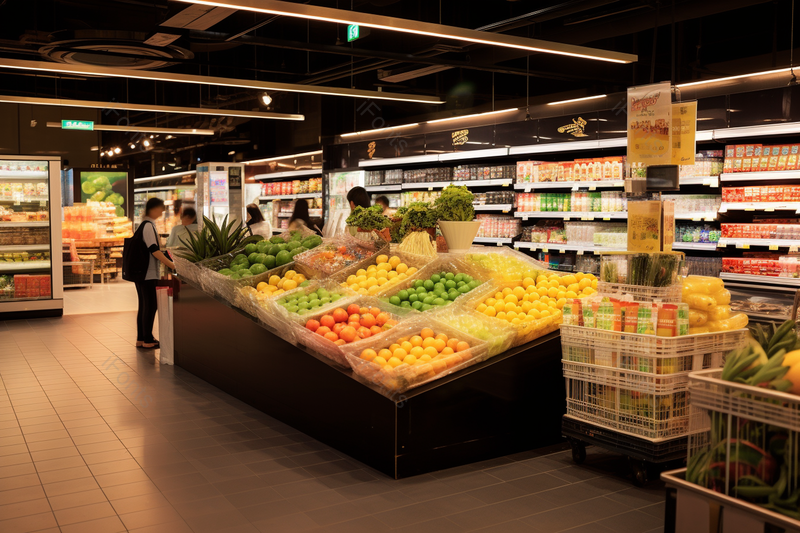 健康食品高档超市水果摊位展示,高清,摄影图,摄影图片,图片大全,摄影图免费下载